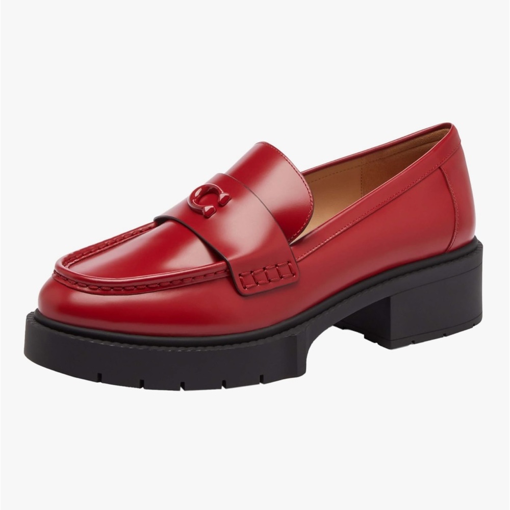 * NEW Coach Leah Loafer in Ruby BT